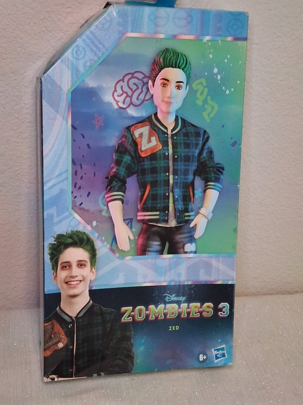Disney Zombies 3 Zed Doll Collectible NEW IN BOX Hasbro
